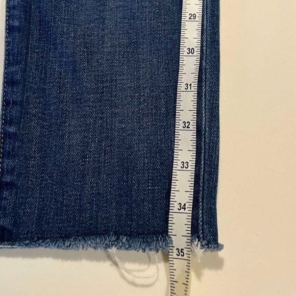 Joe's Jeans Mid-rise Skinny  Raw Hem Stretch  Size 27W - Picture 12 of 13